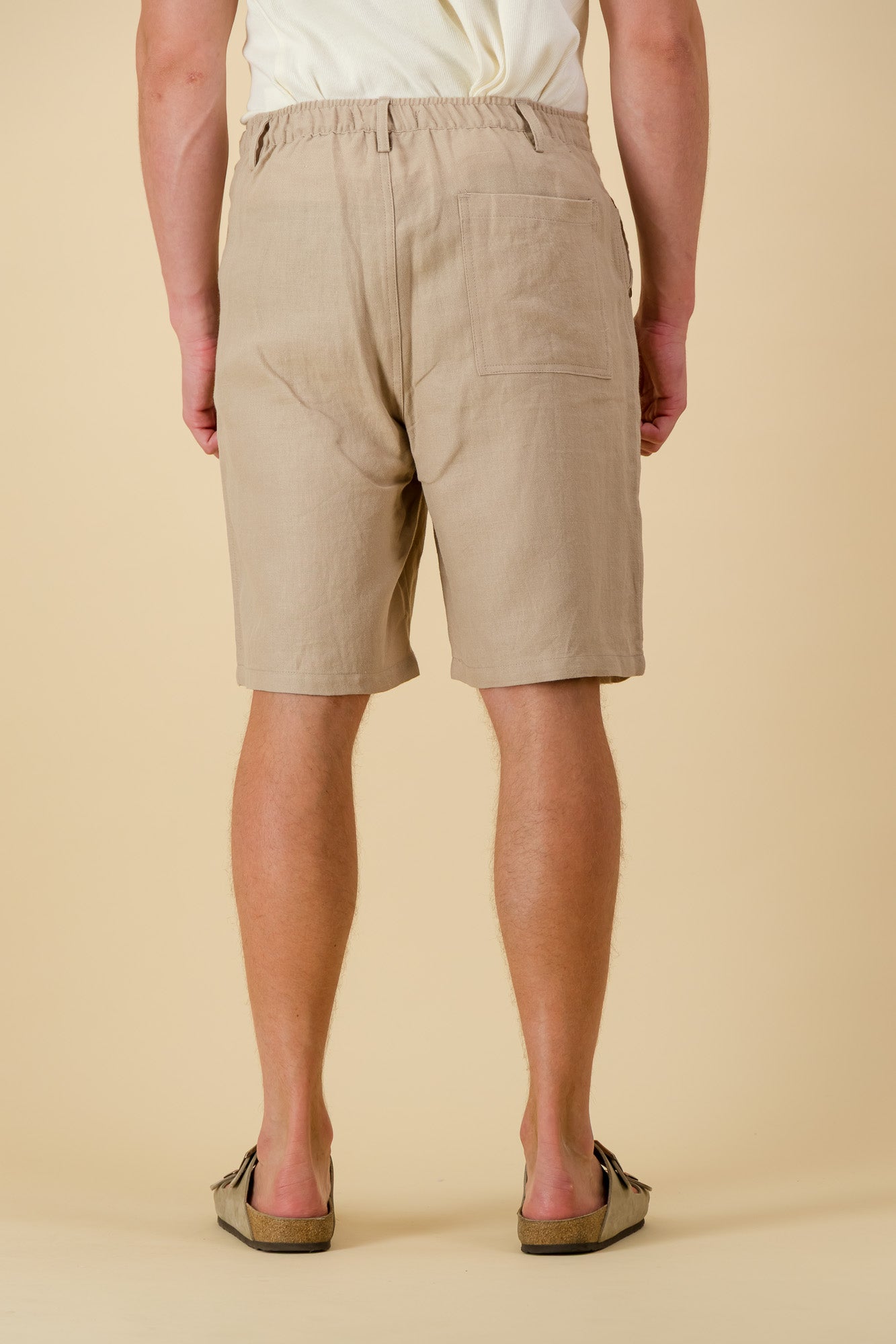 Bermuda Jorts Linen Twill Clay
