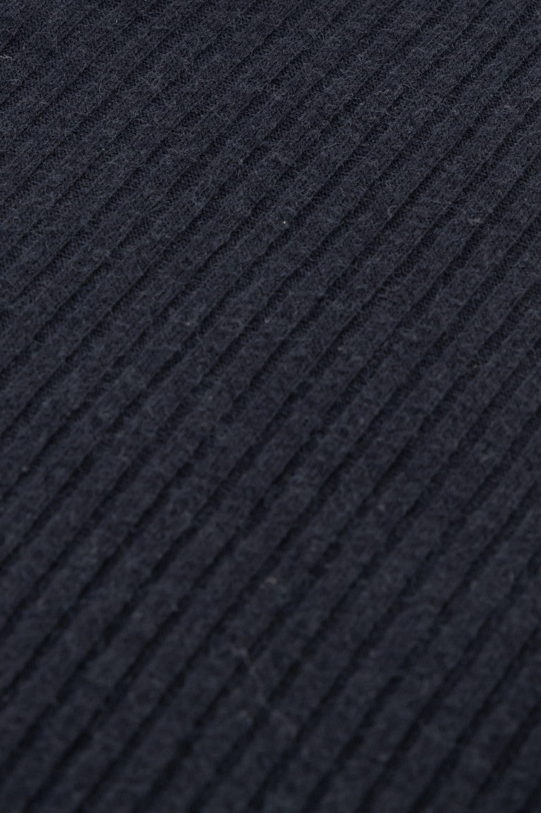 Rayon-rich Rib SS Polo Black