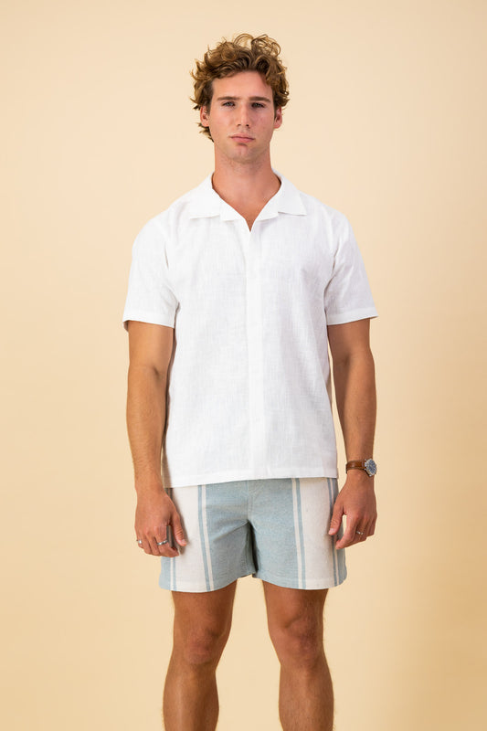 Linen Ramie Shirt Off-White