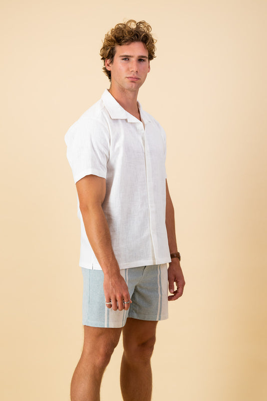 Linen Ramie Shirt Off-White