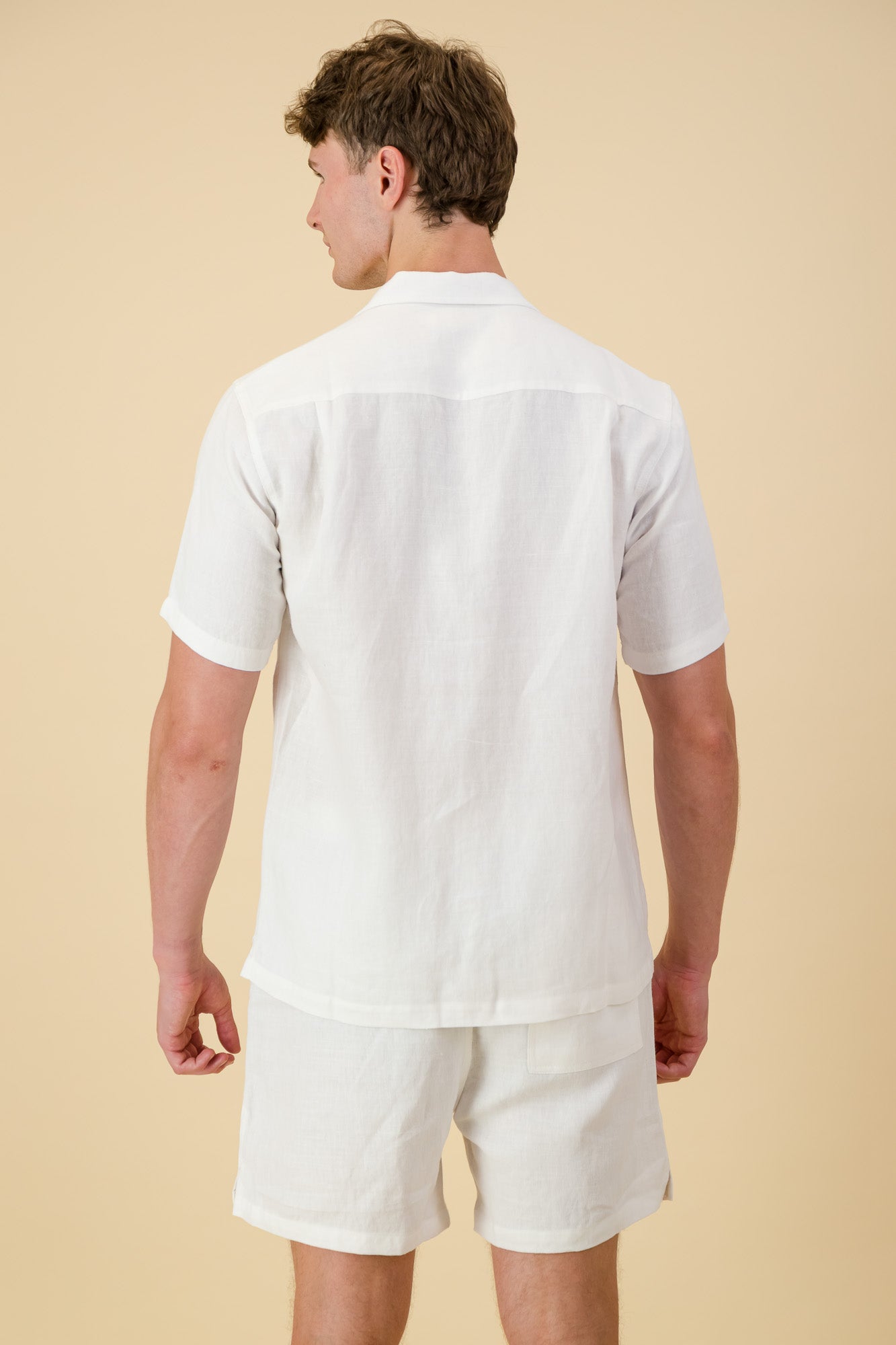 Linen Twill Shirt Off-White
