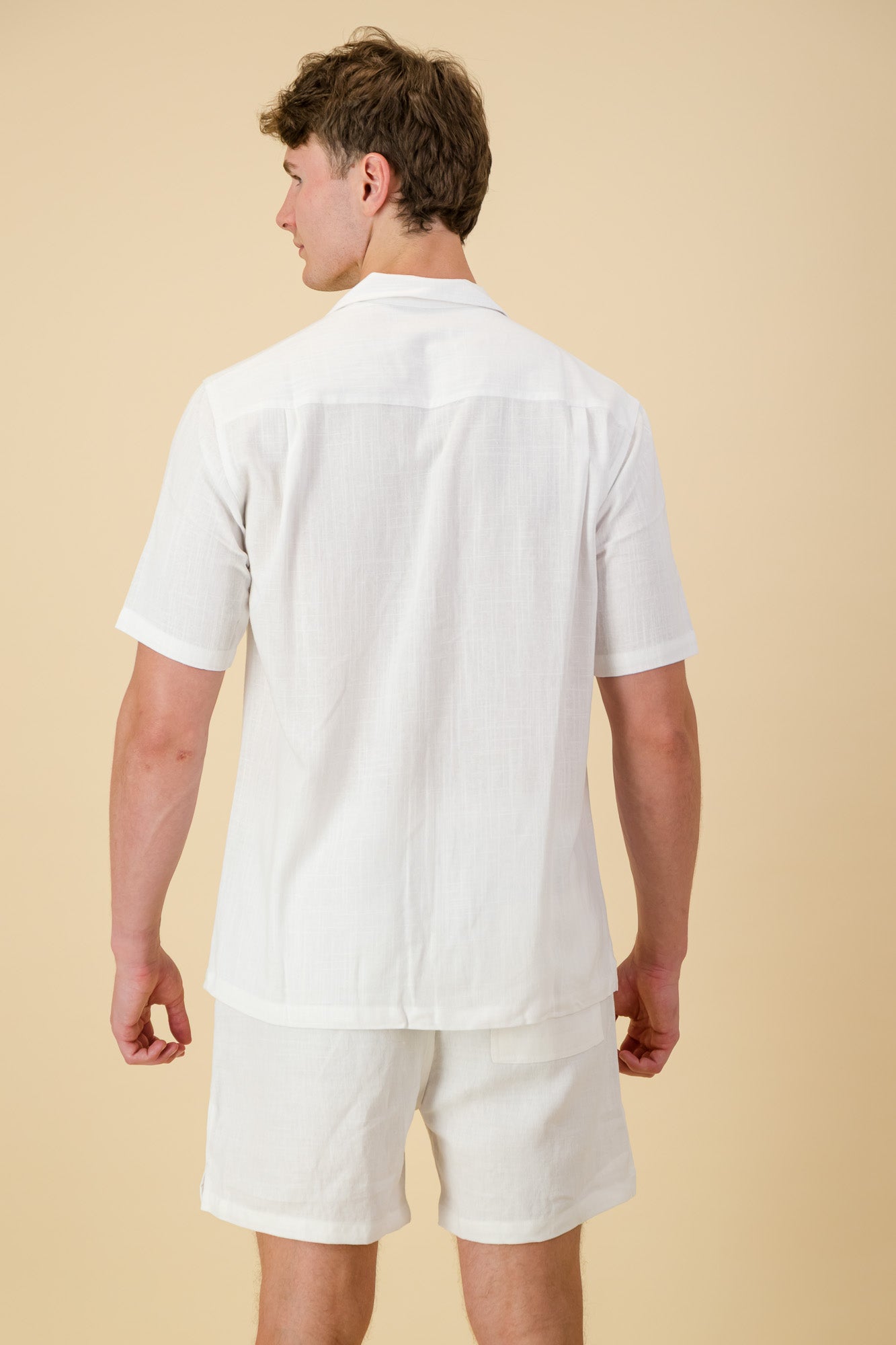Linen Viscose Shirt Off-White
