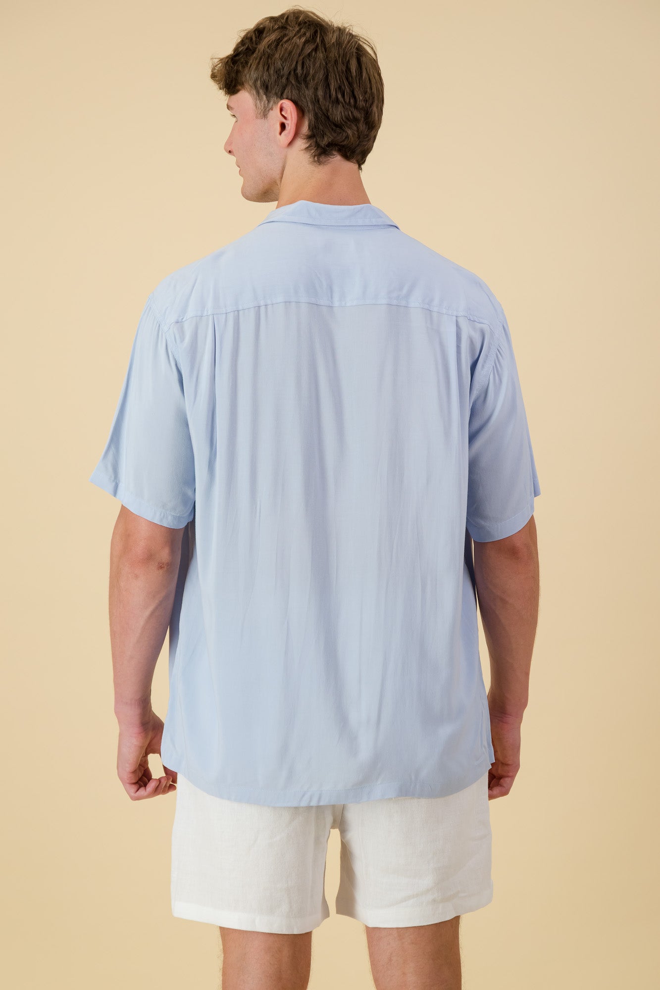 Viscose Shirt Ice Blue