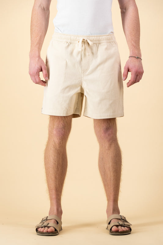 Cotton Corduroy Shorts Cream