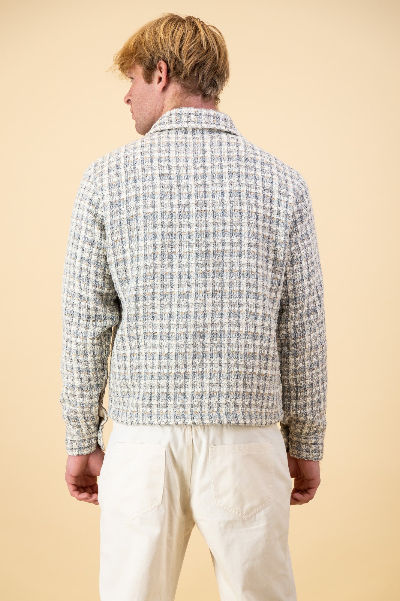 Jean Jacket Cotton Grey Tweed