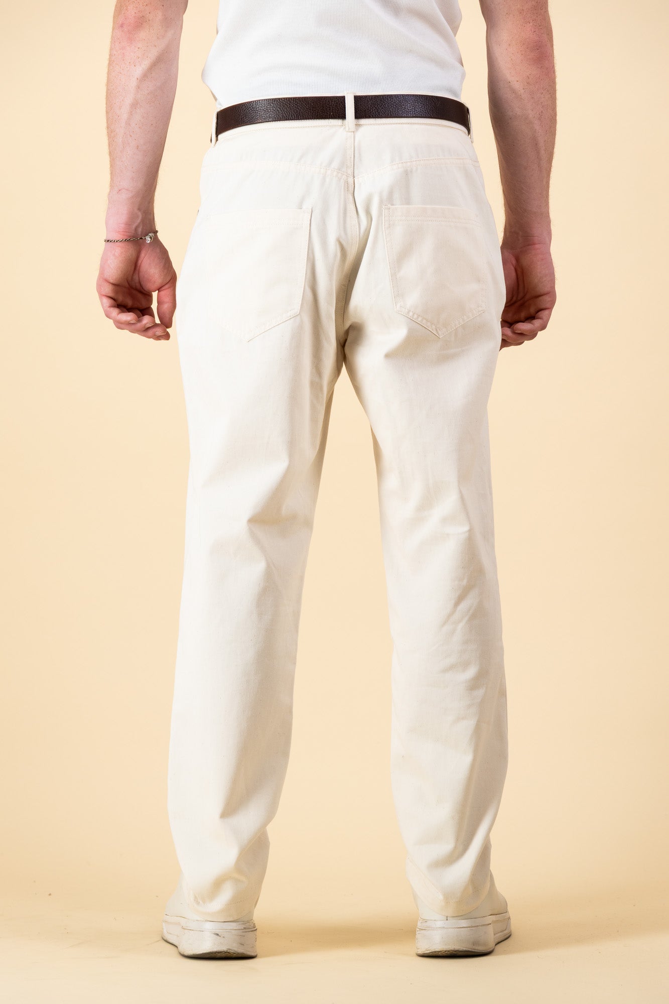 Cotton Regular Fit Jeans Seeds-In Natural