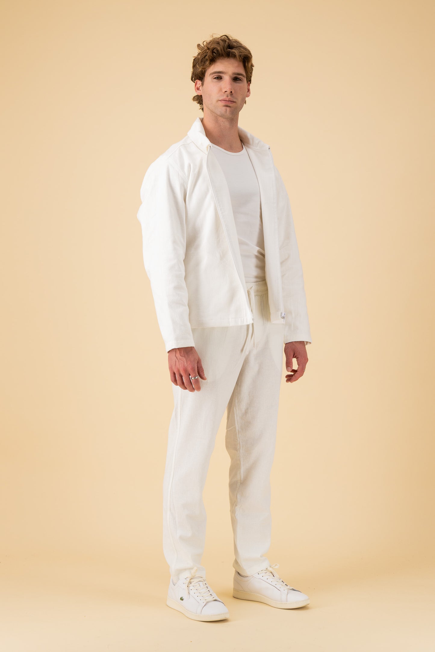 Harrington Cotton HW Slub Off-White, alternate view