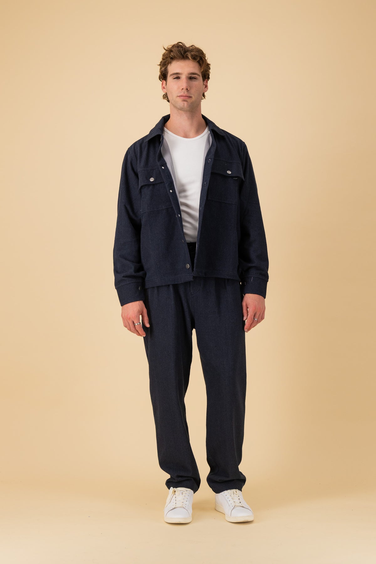 Jeans Jacket Cotton Dark Denim, alternate view