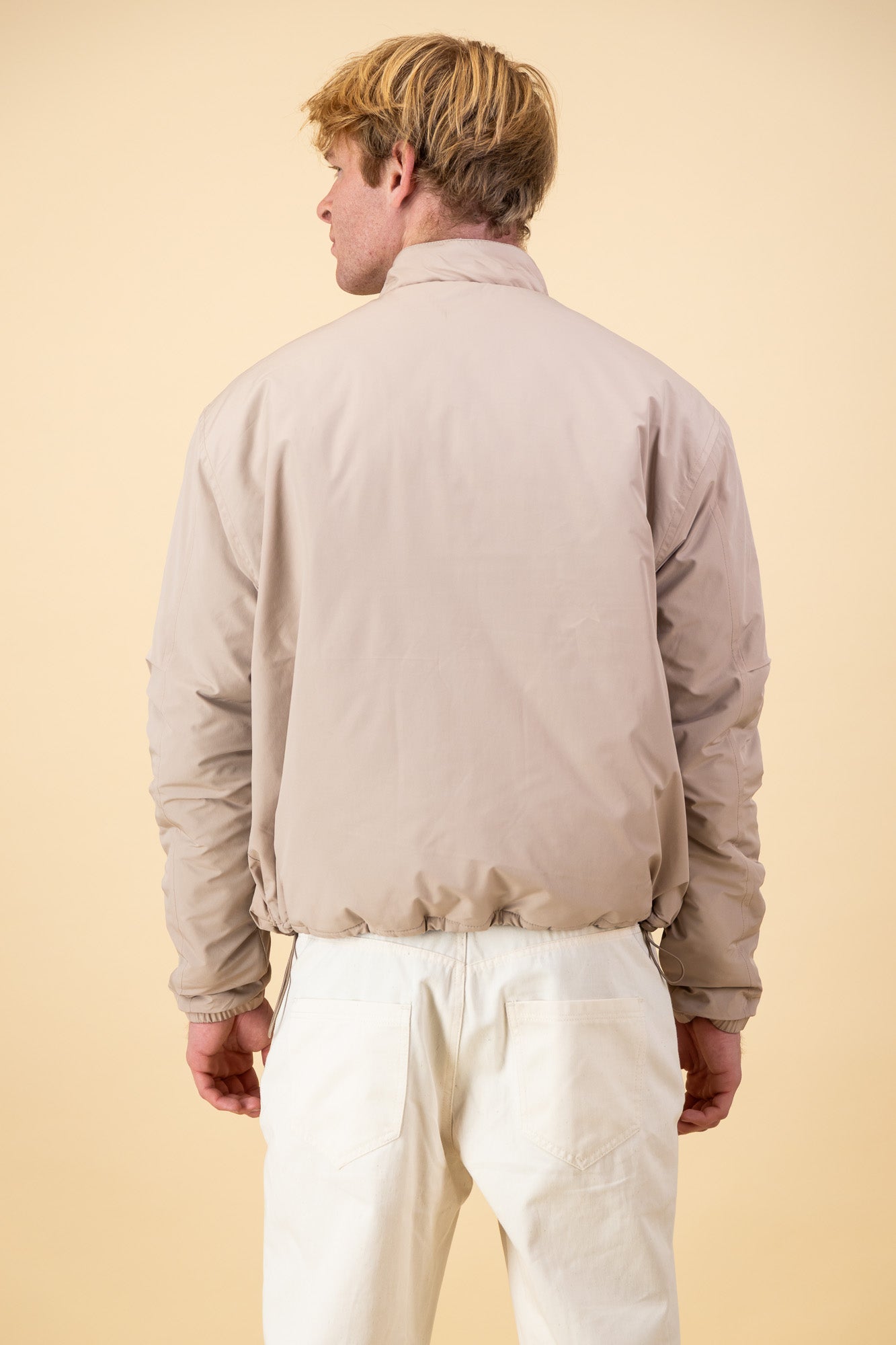 Padded Utility Jacket Beige