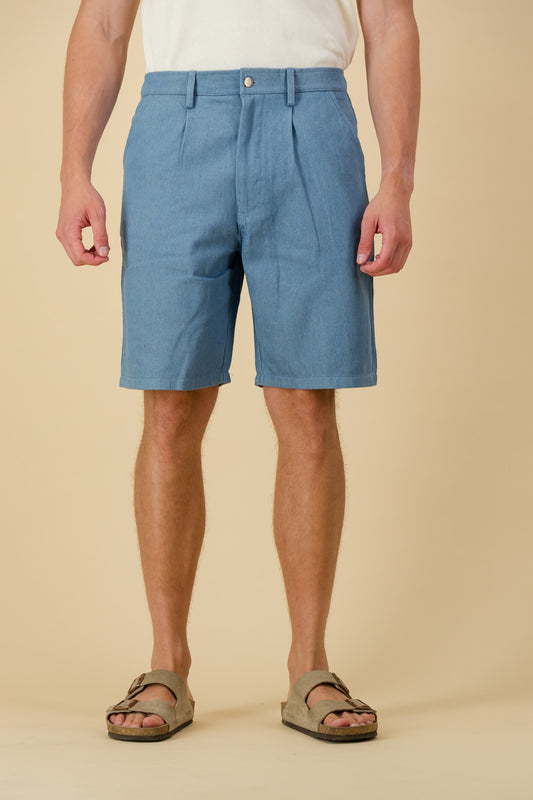 Bermuda Jorts Cotton Denim Blue