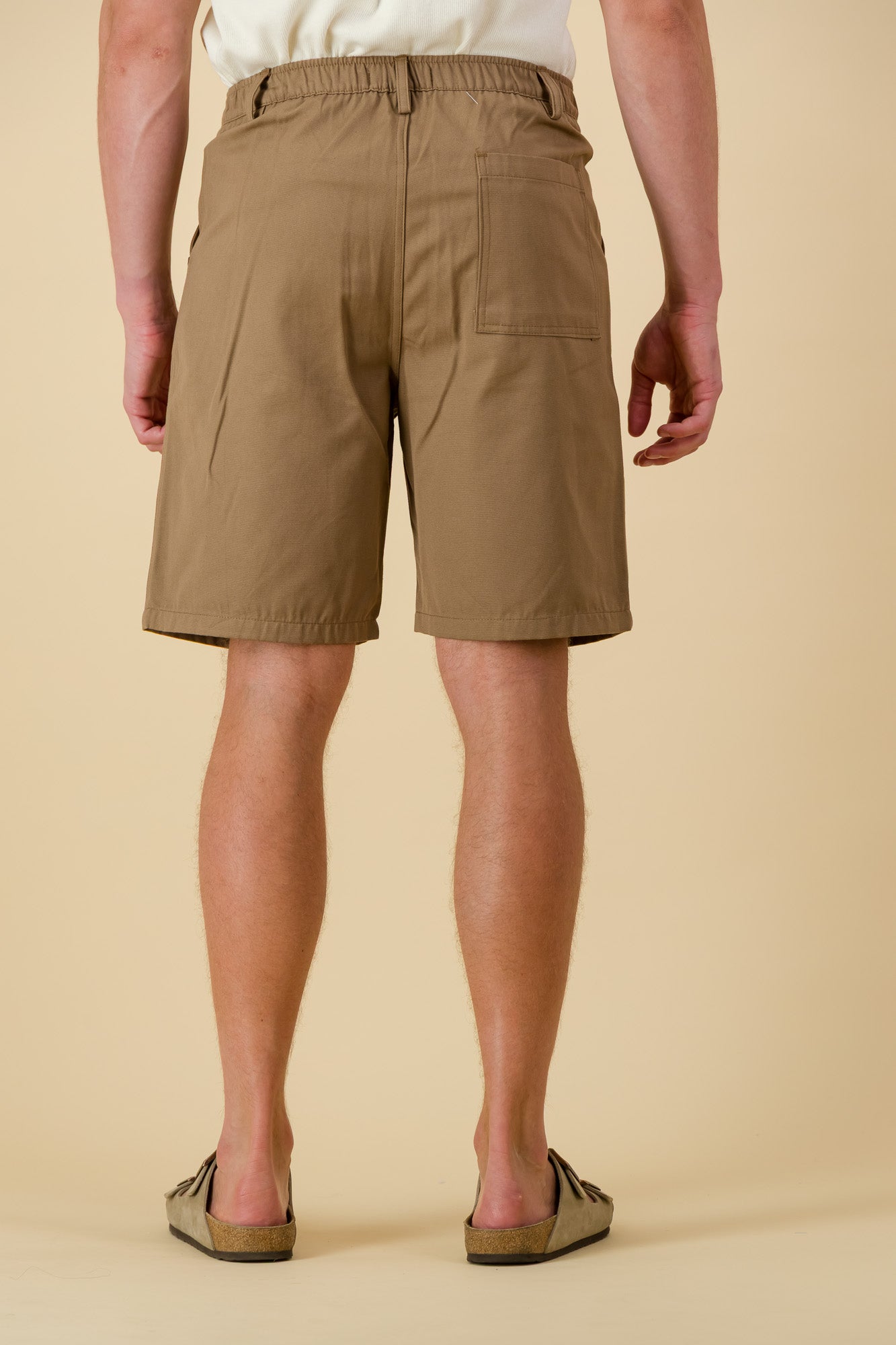 Bermuda Jorts Cotton Lycra Brown