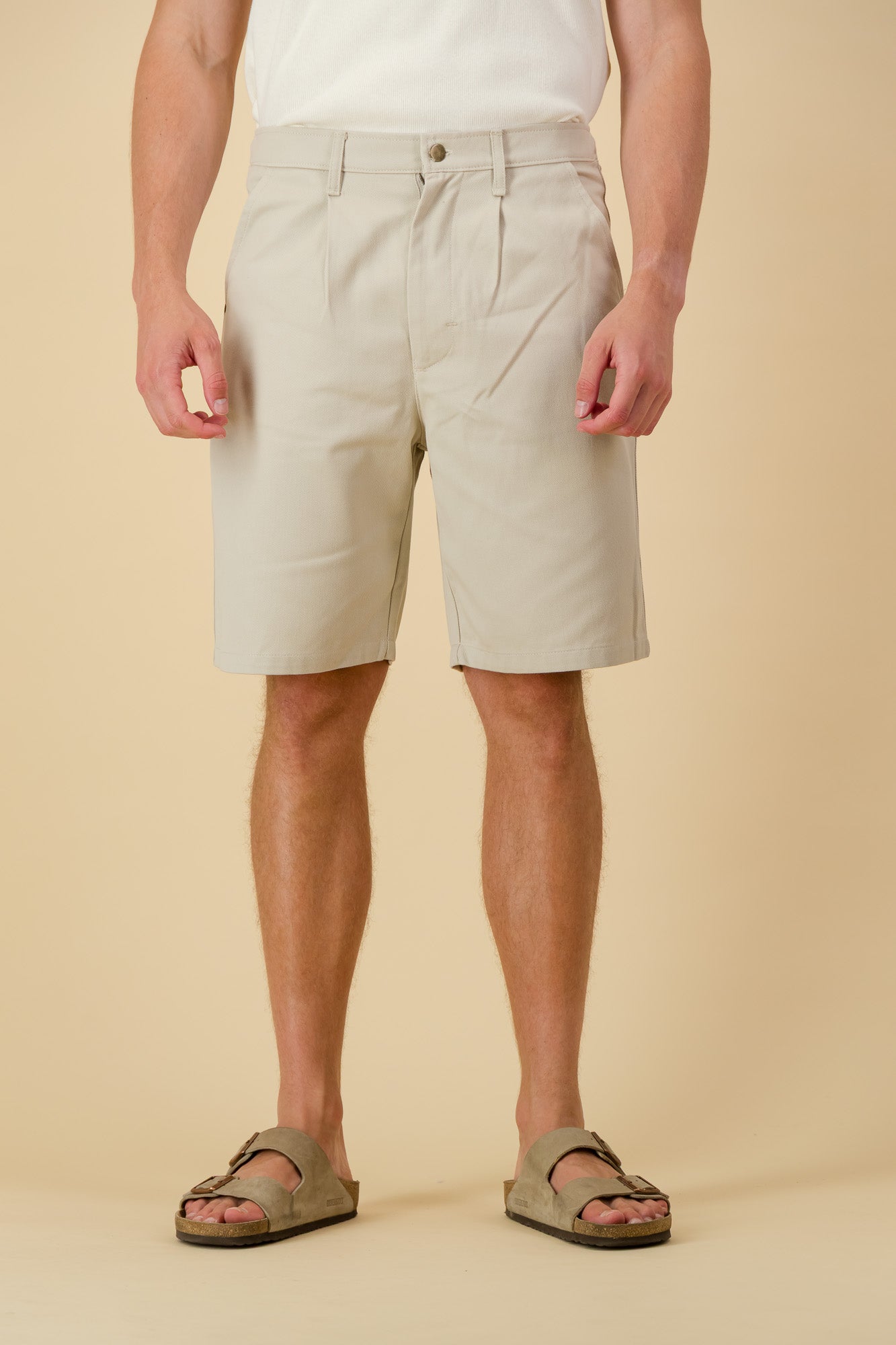 Bermuda Jorts Cotton Twill Natural