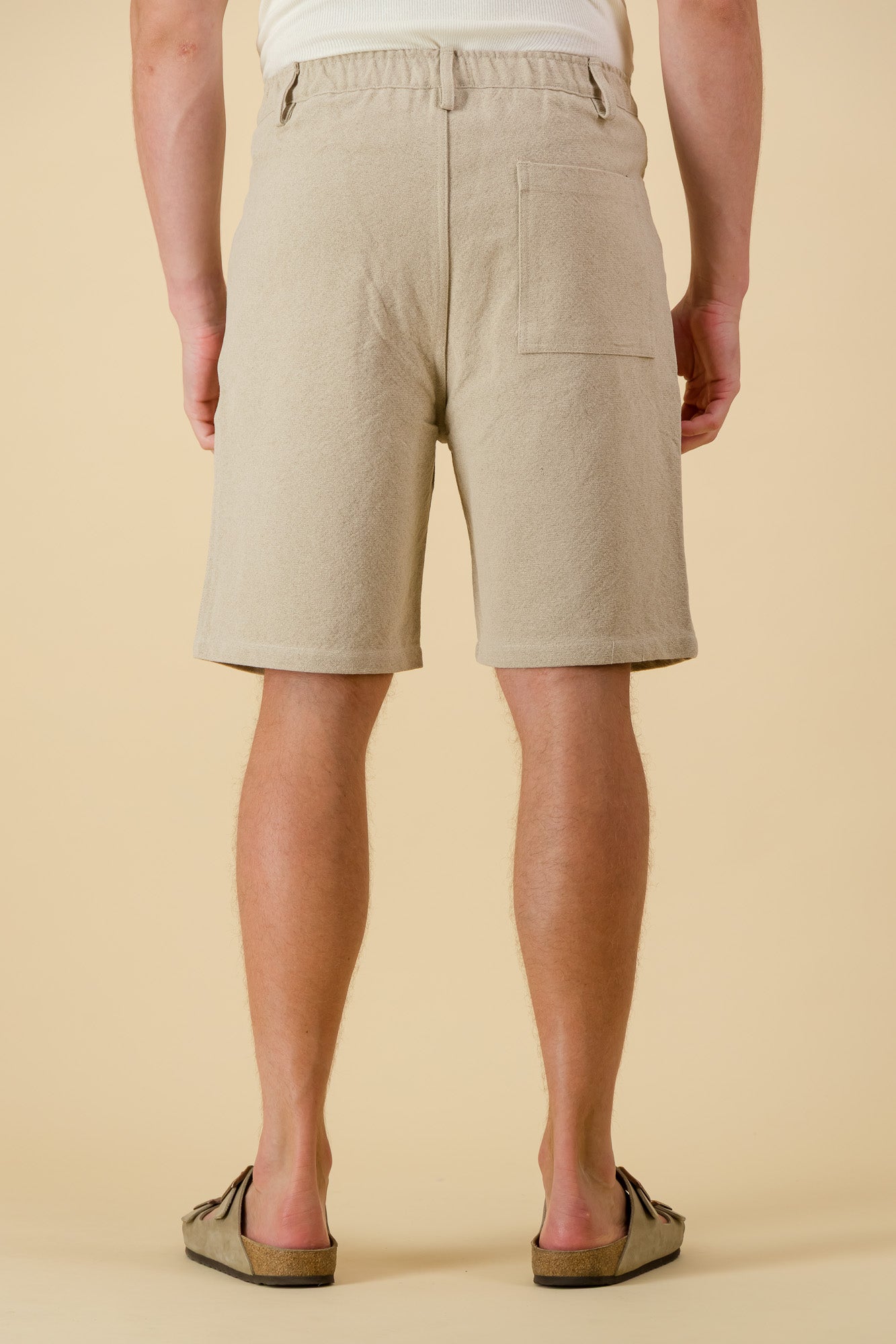 Bermuda Jorts Heavywight Linen Oat