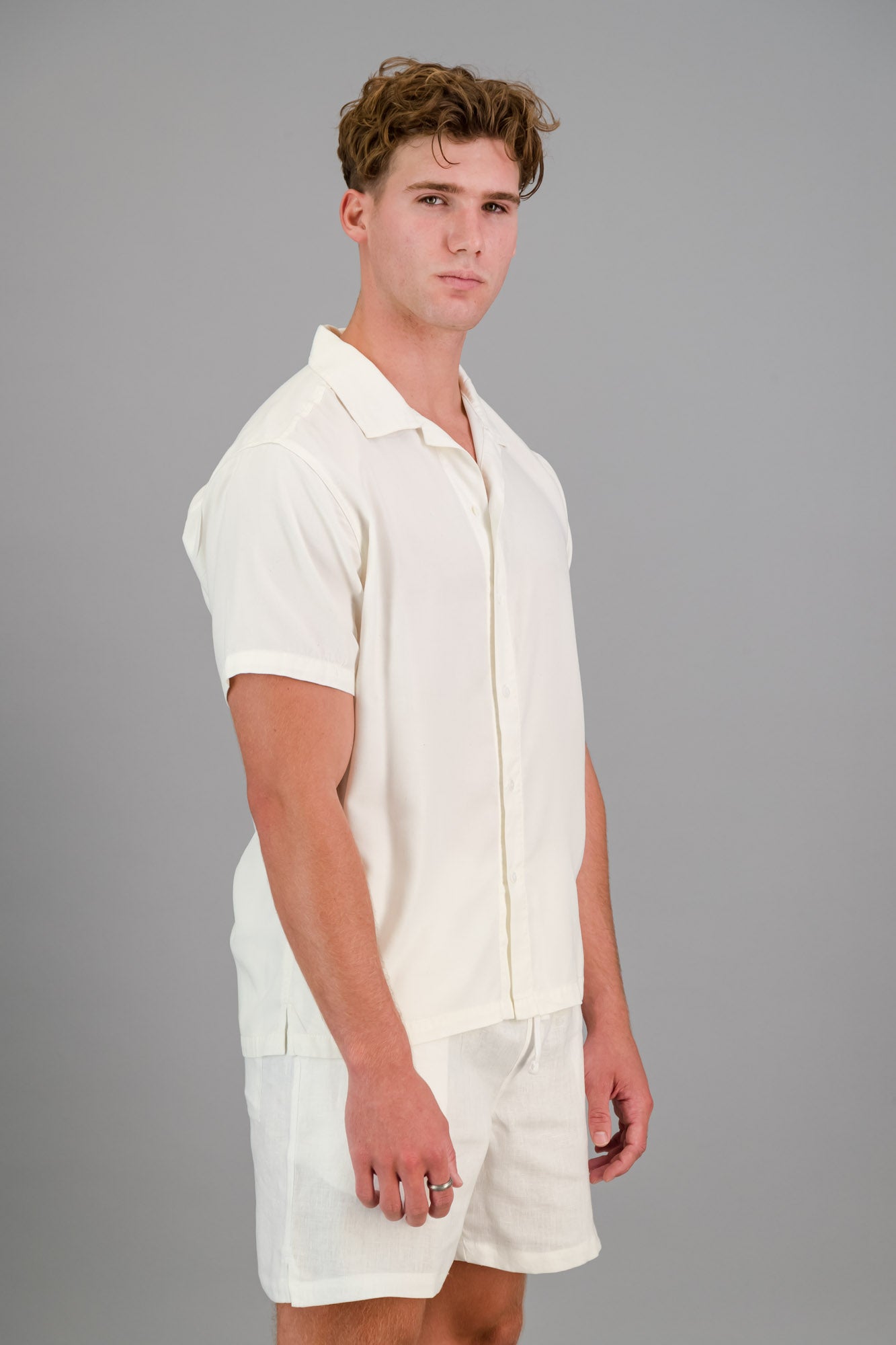 Lyocell Shirt Cream