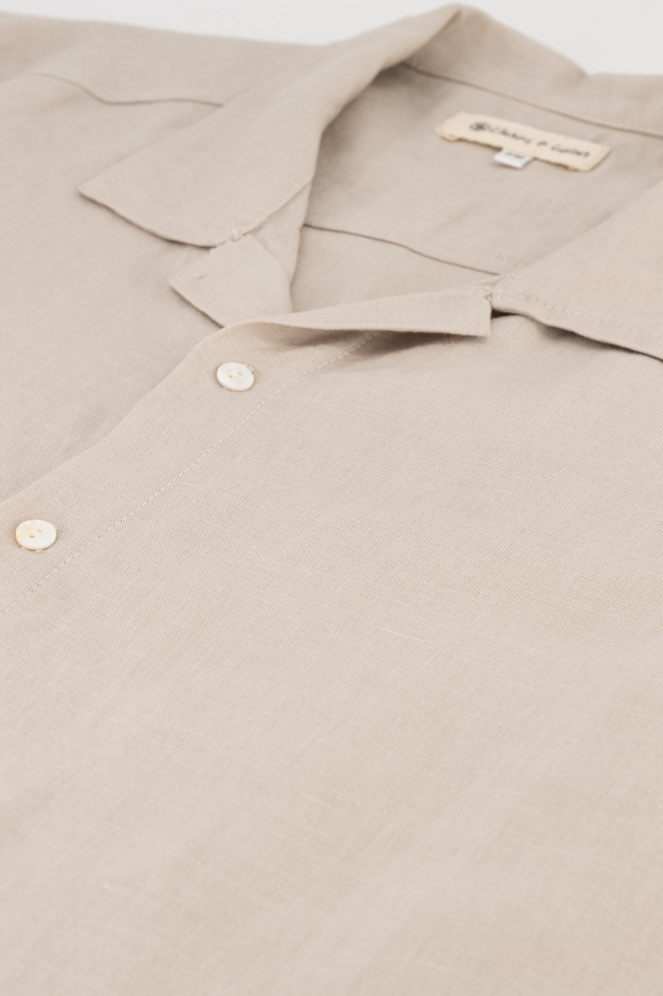 Linen Viscose Shirt Sahara