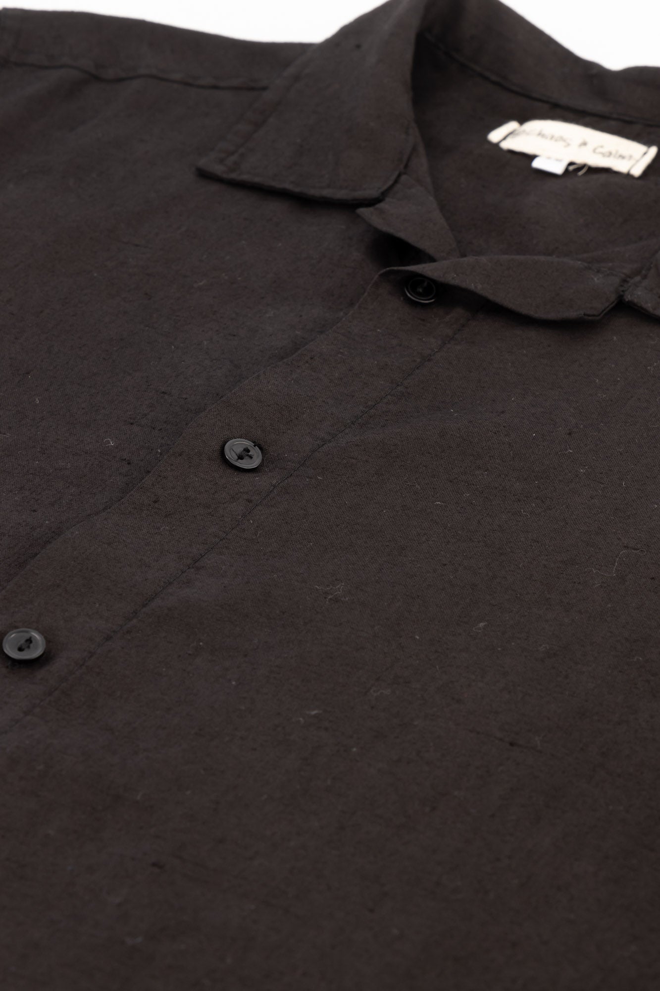 Linen Shirt Black