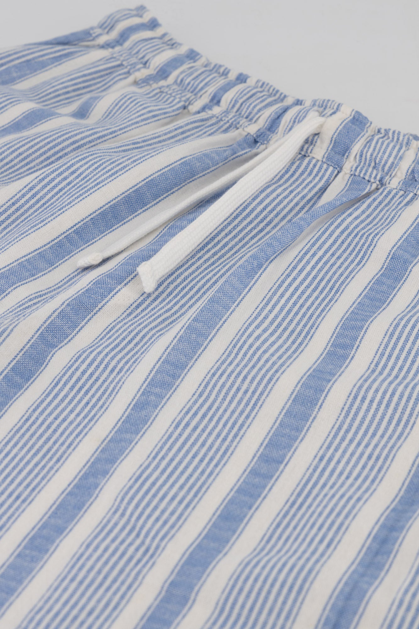 Linen Viscose Shorts Beach Stripe