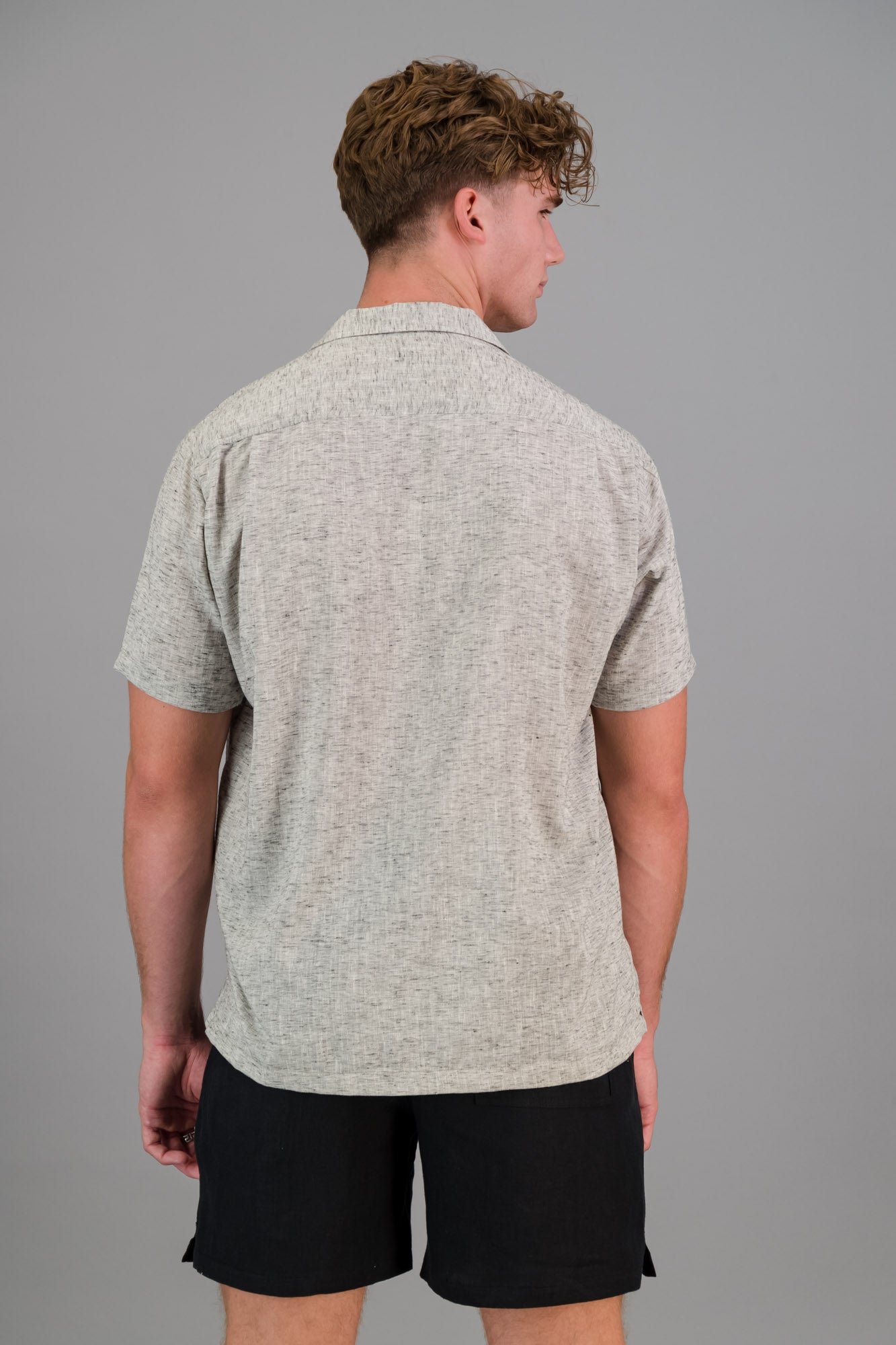 Indian cotton Marle Shirt Grey