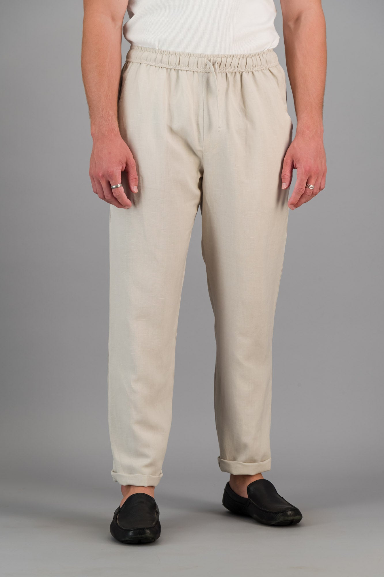 Linen Viscose Comfort Pants Sahara