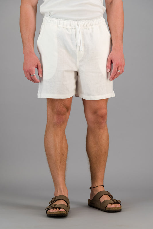 Linen Shorts Off-White