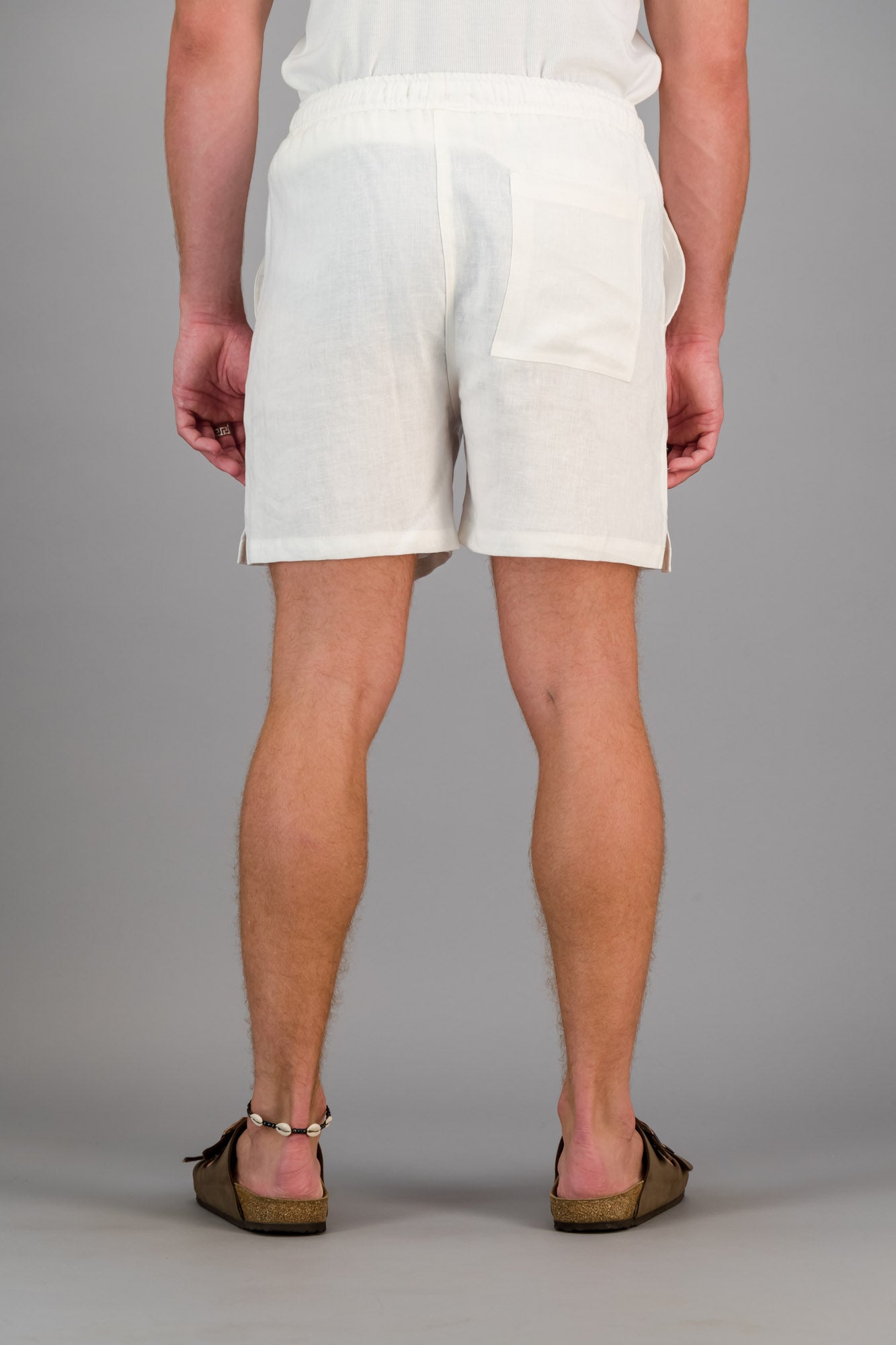 Linen Shorts Off-White