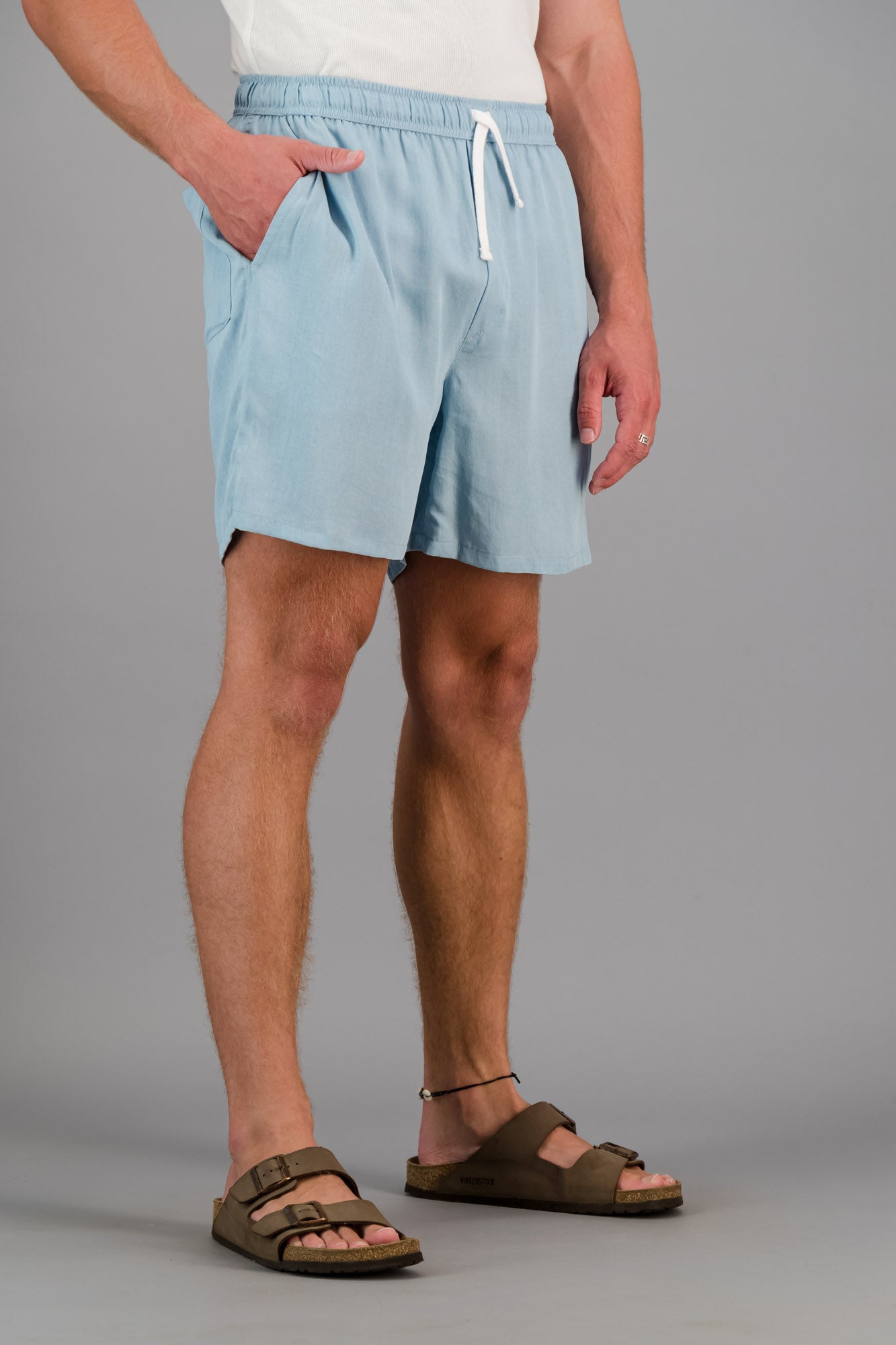 Lyocell Shorts Chambray