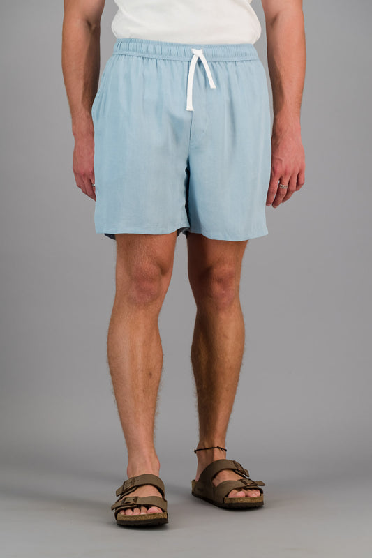 Lyocell Shorts Chambray