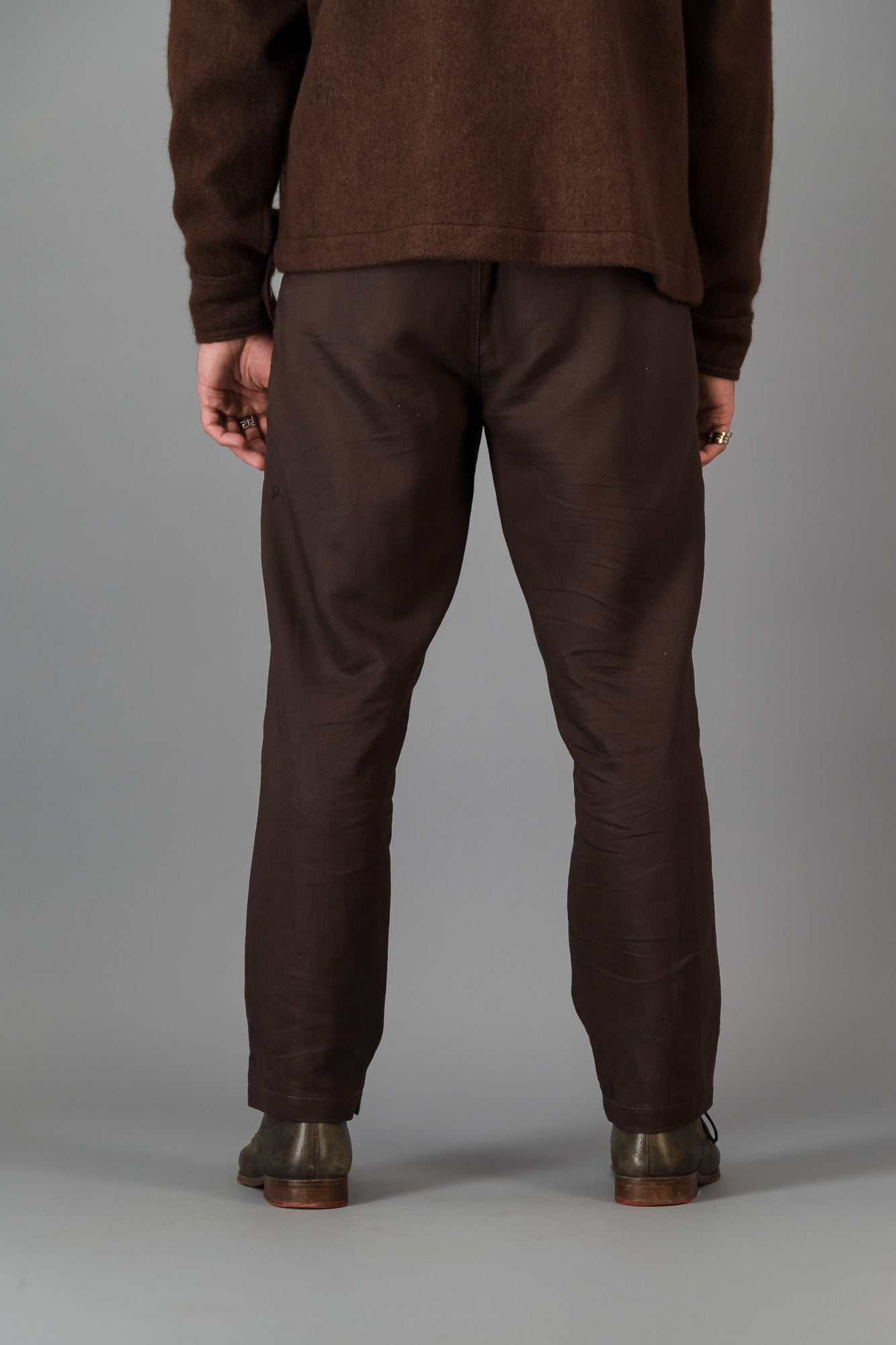 Linen Comfort Pants Chocolate