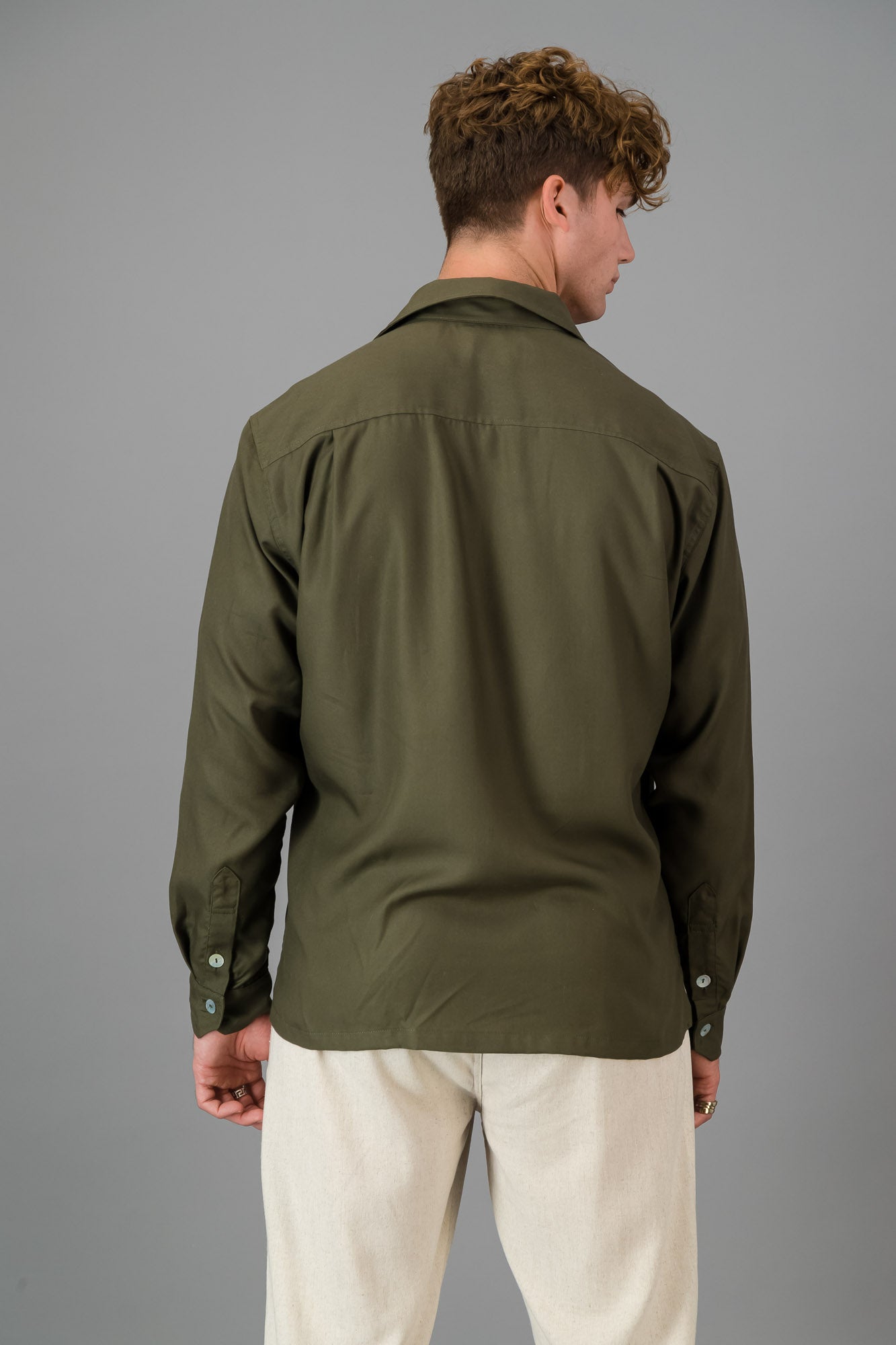 Overshirt Olive Tencel