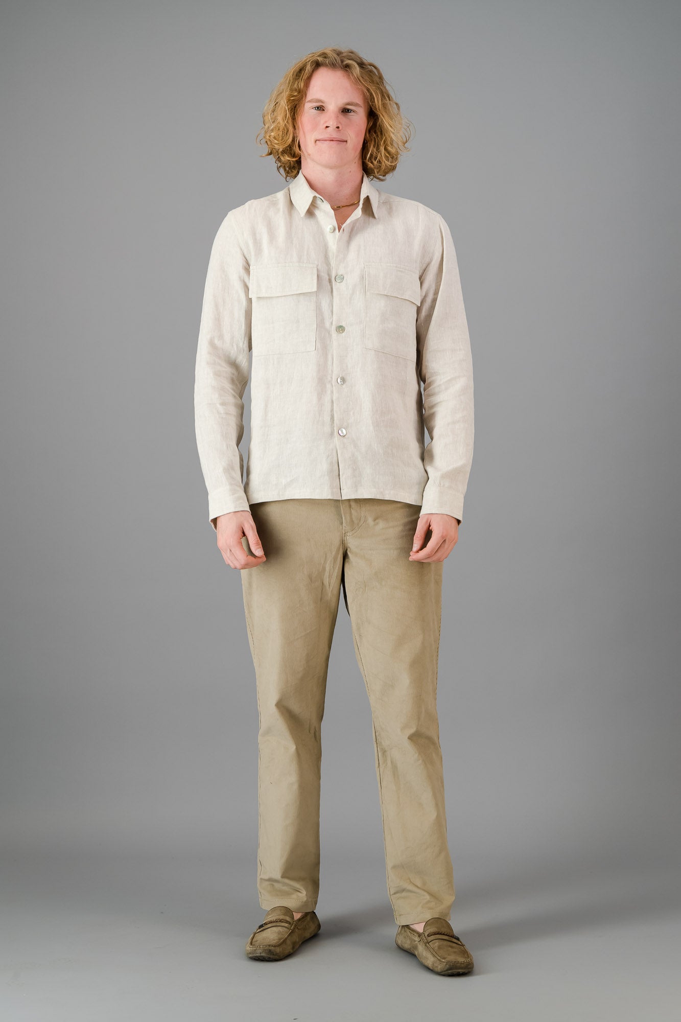 Overshirt Oatmeal Linen