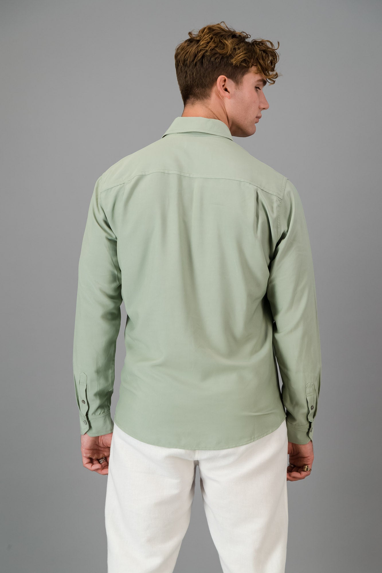 Viscose LS Shirt Sage