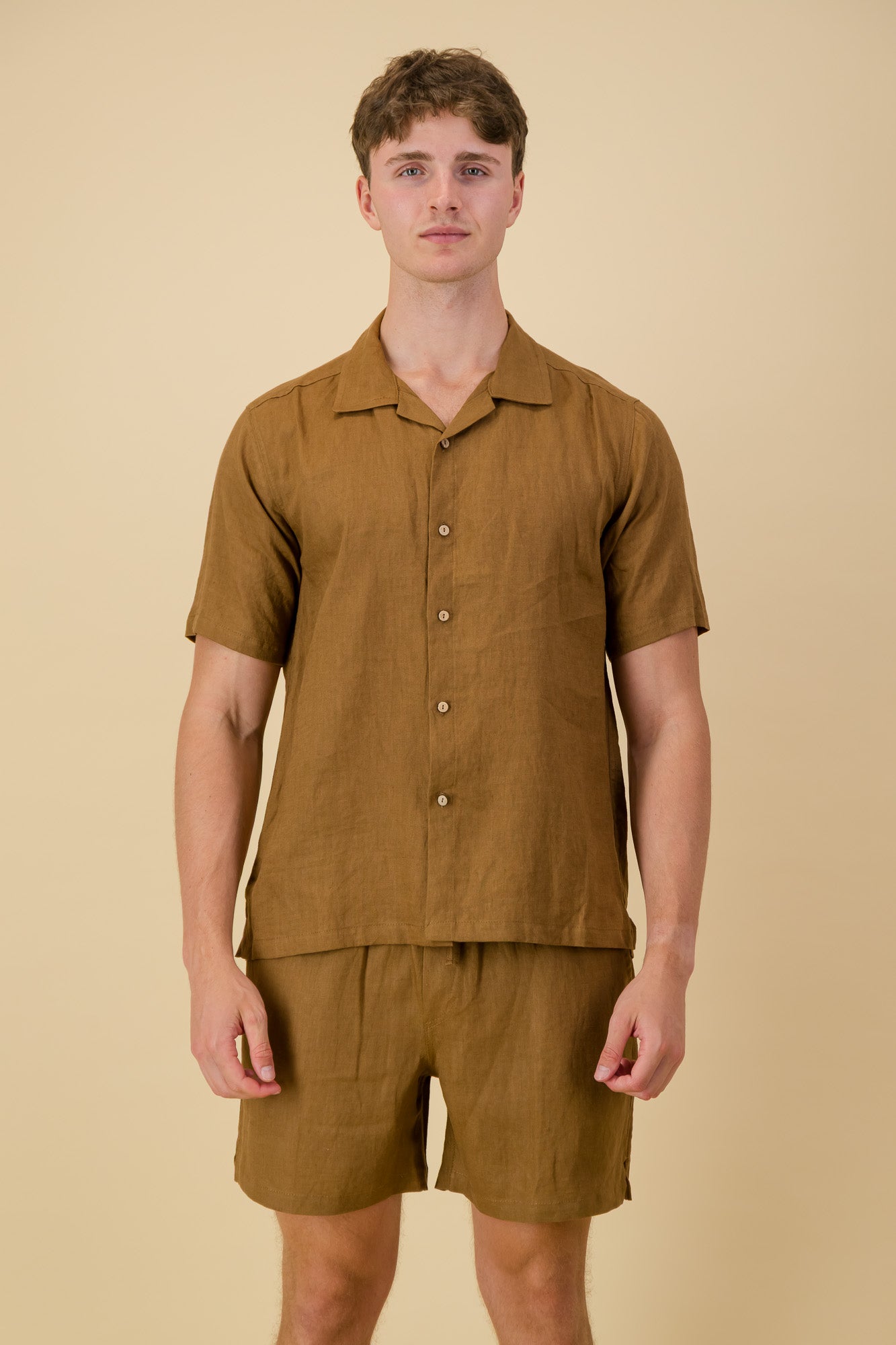 Linen Shirt Cinnamon