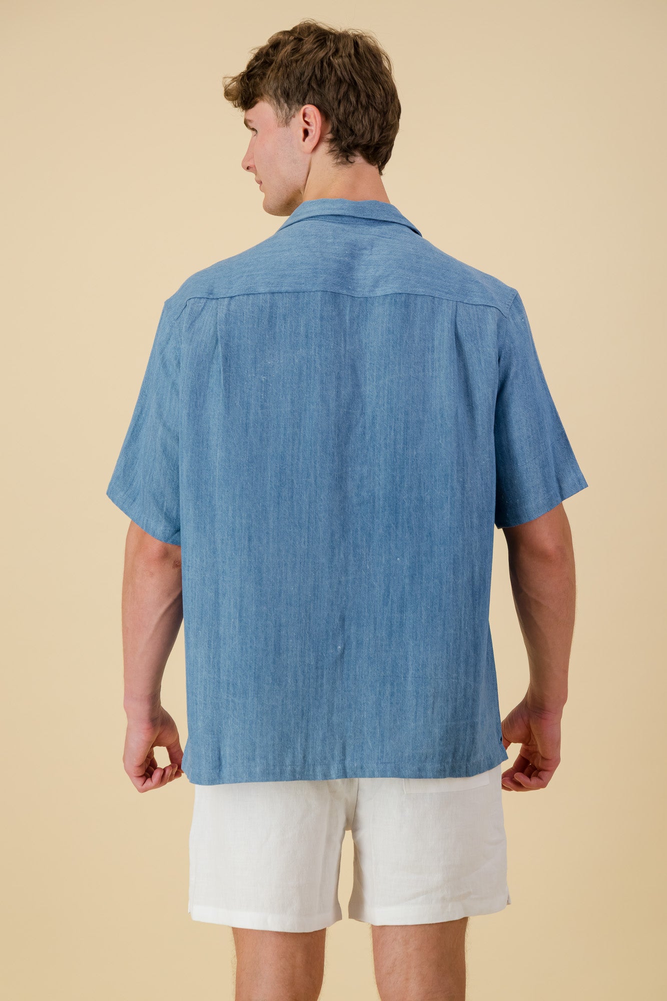 Viscose Shirt Distressed Denim