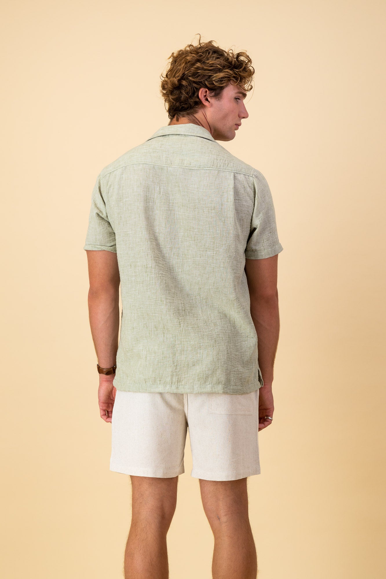 Poly Rayon Shirt Sage