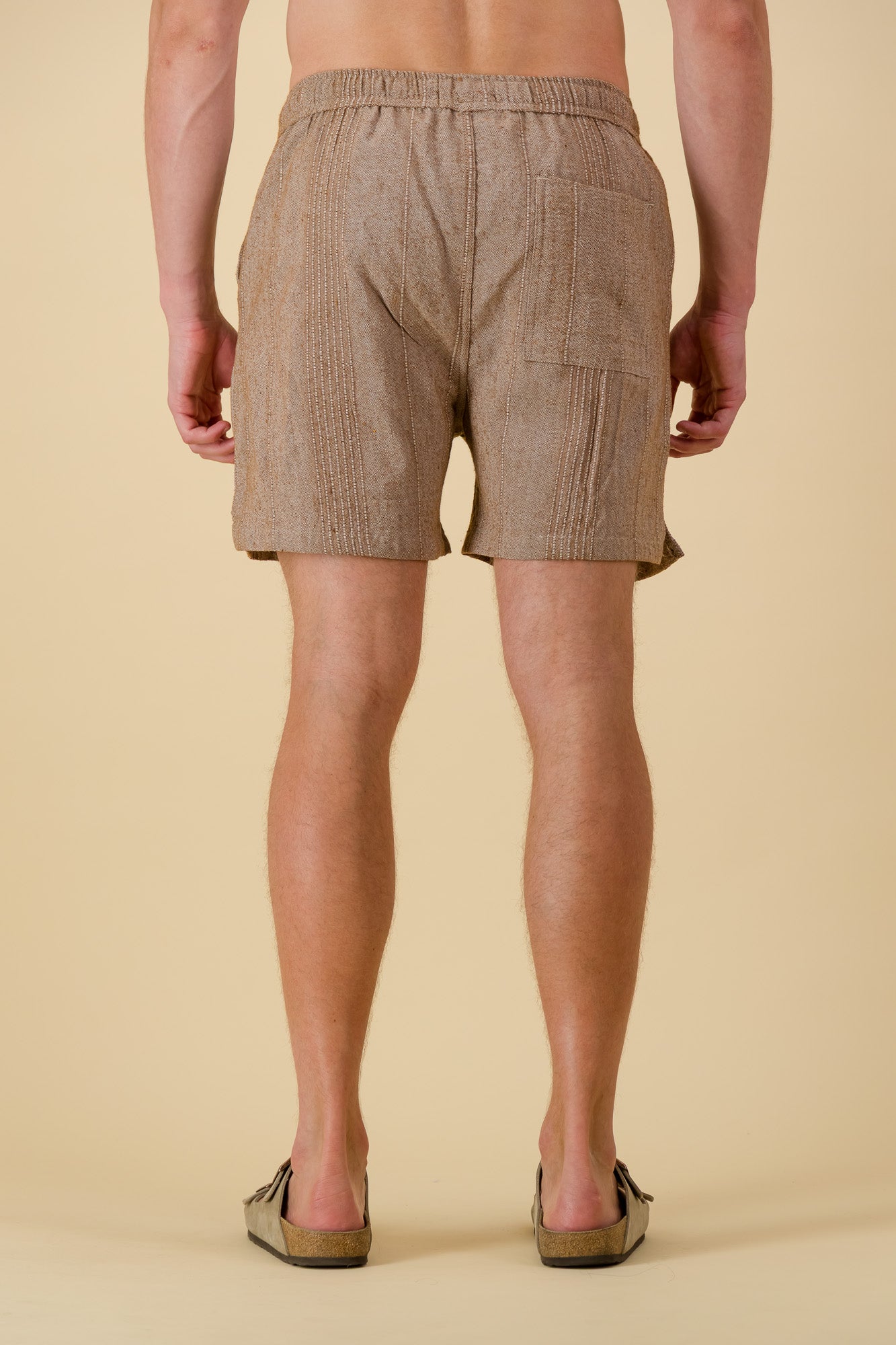 Cotton Cord Shorts Chocolate