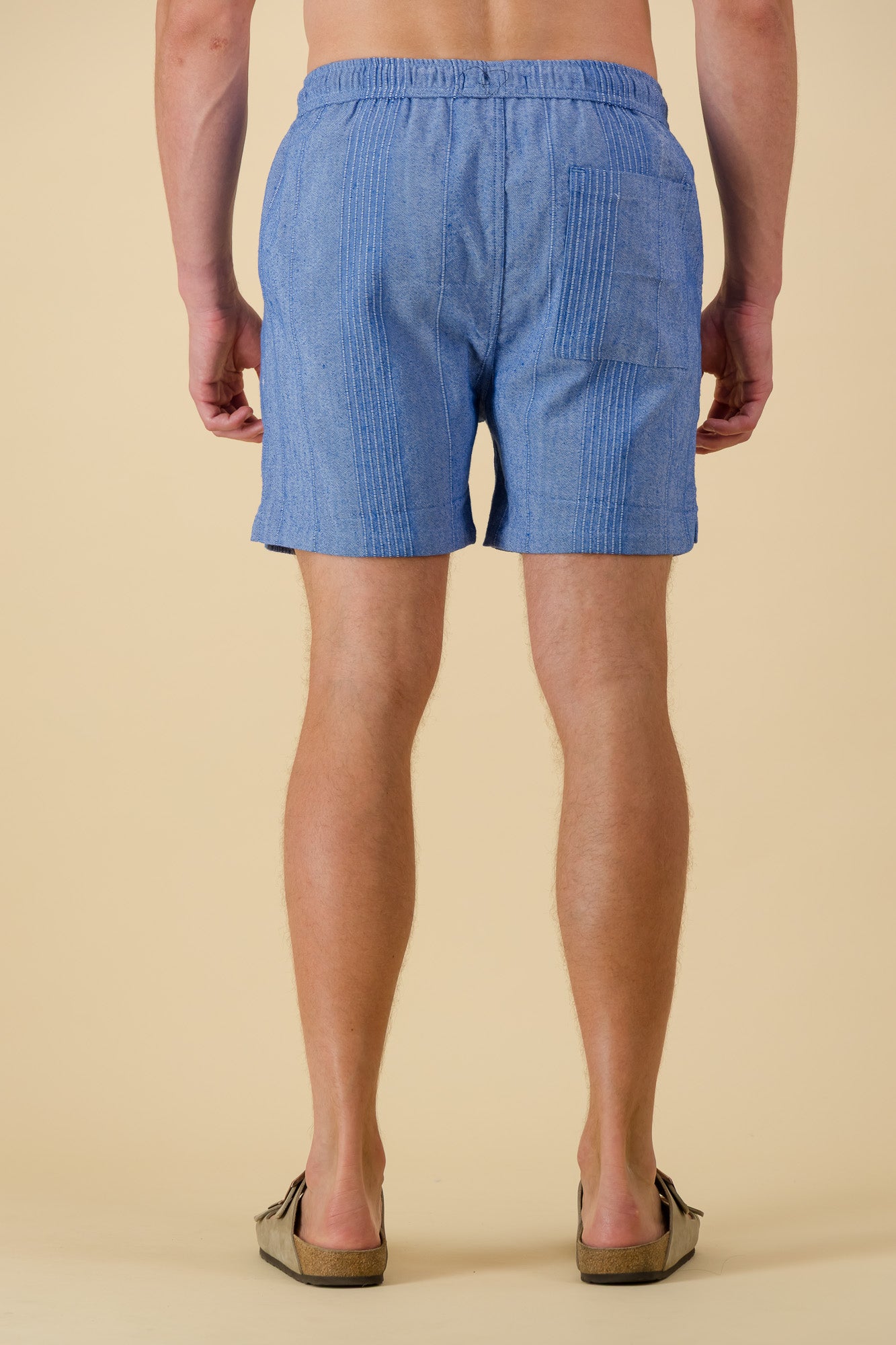 Cotton Cord Shorts Blue