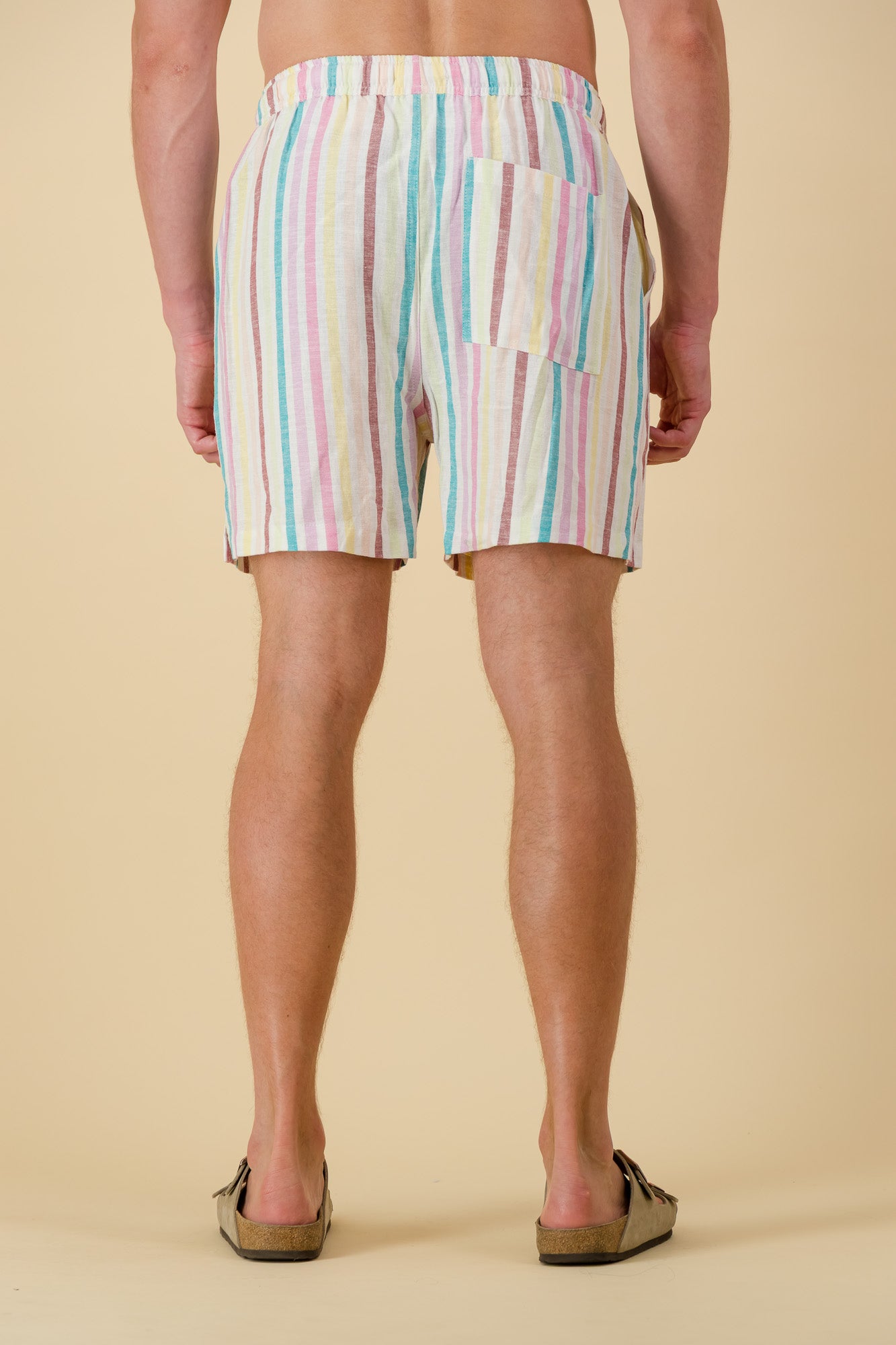 Linen Viscose Shorts Rainbow