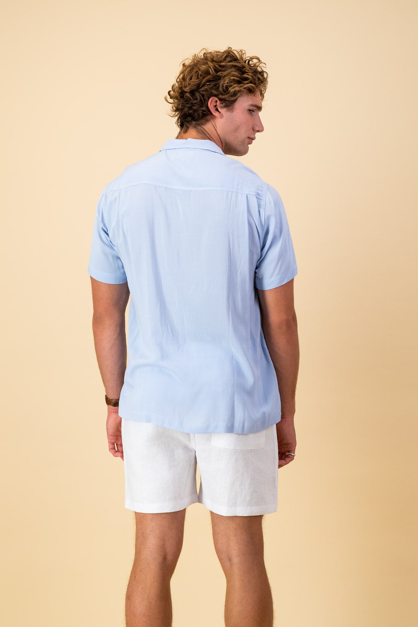 Viscose Shirt Sky Blue