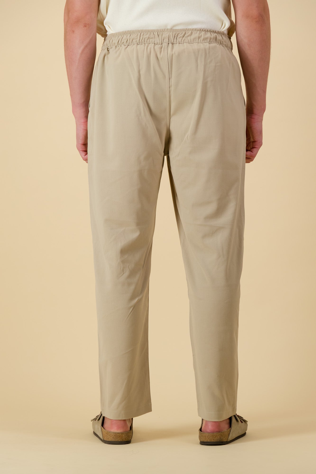 Comfort Vintage Pants Poly Viscose Sand
