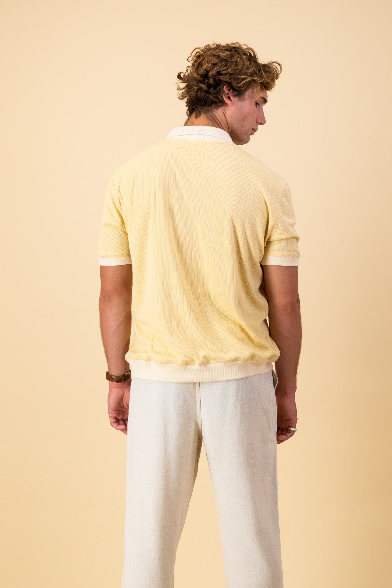 Wheat Cotton Rib SS Polo