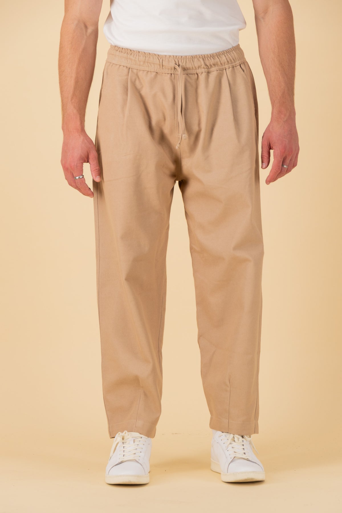 Barrel Cotton Nylon Mocha, front view