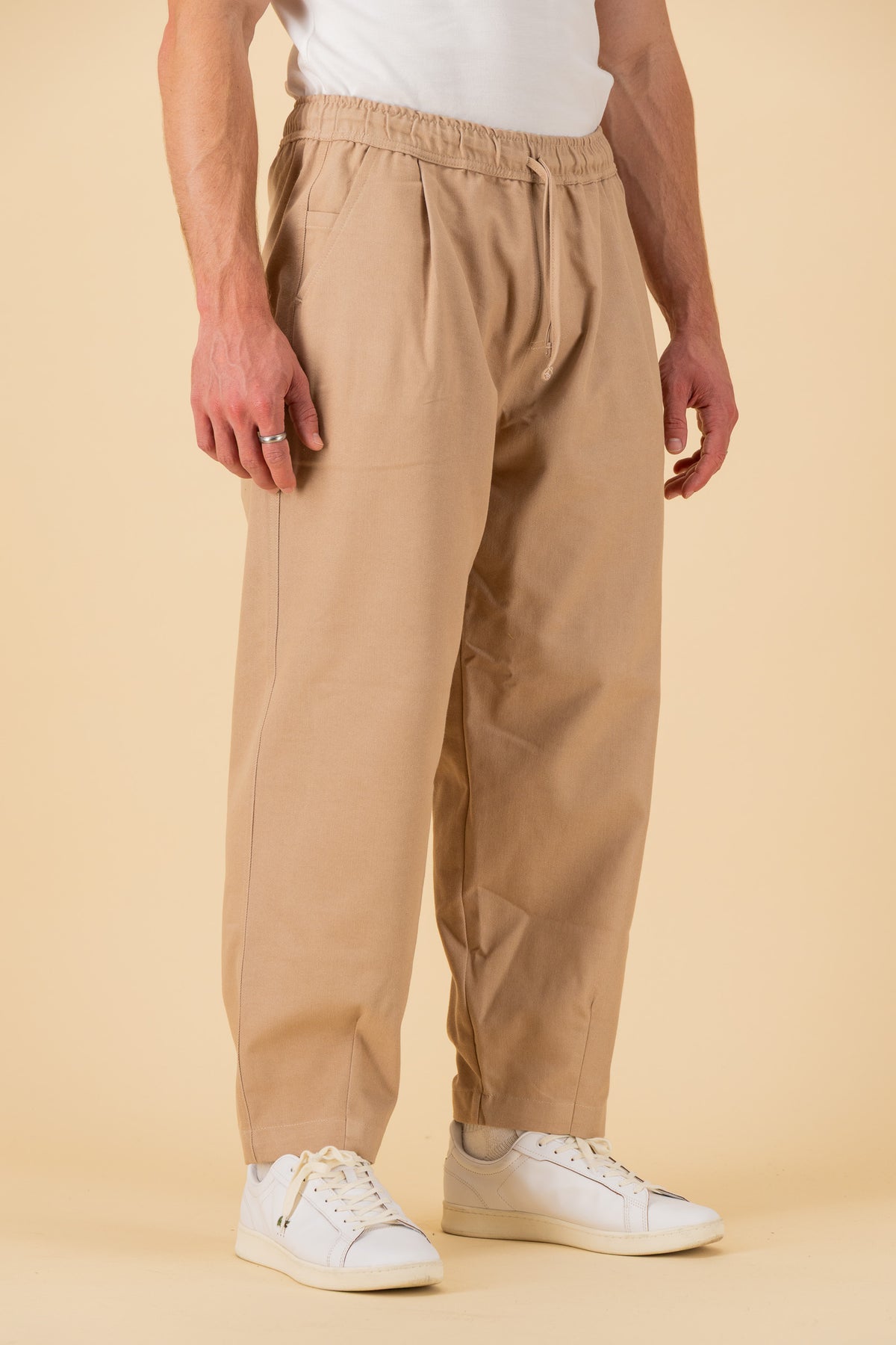Barrel Cotton Nylon Mocha, side view