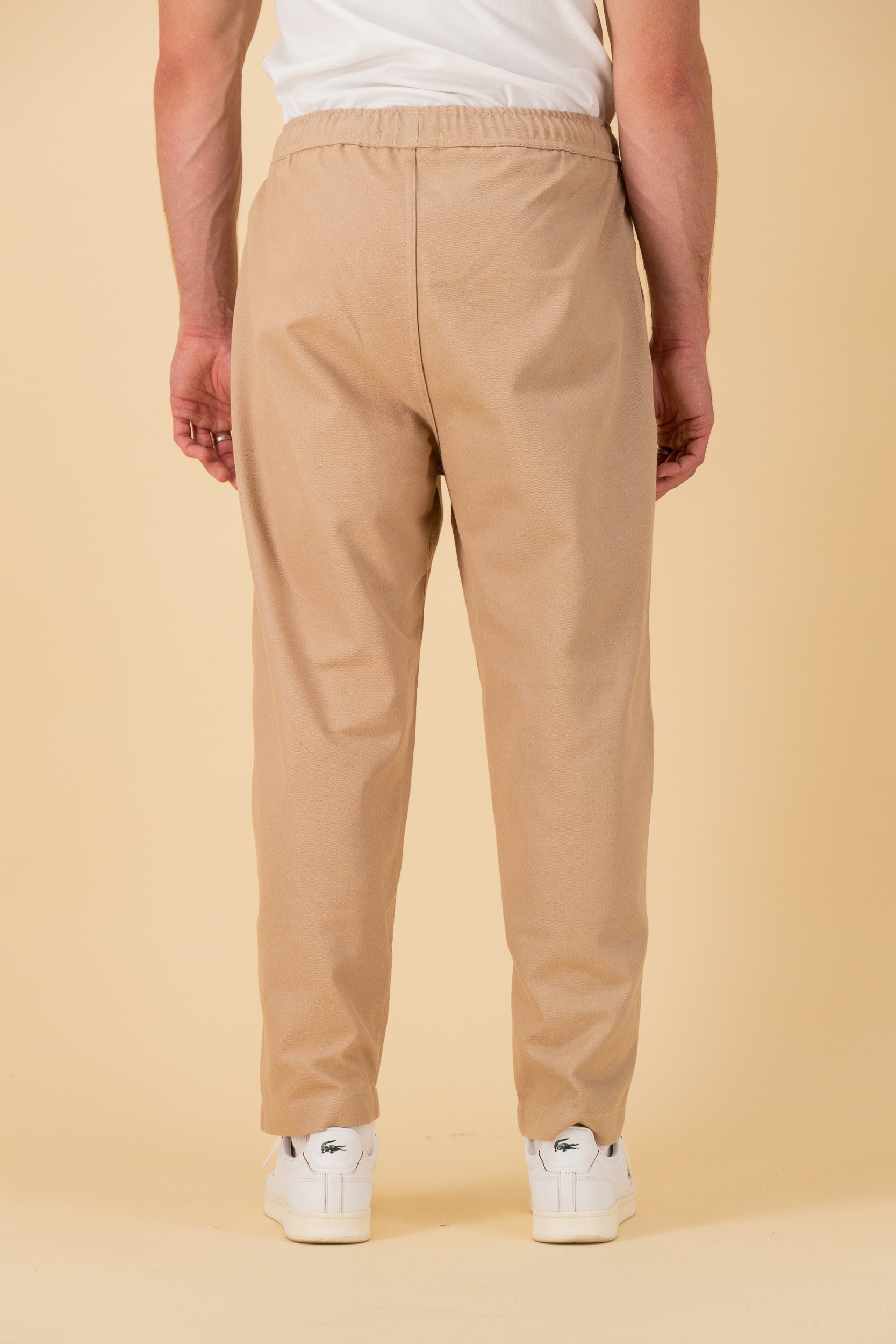 Barrel Cotton Nylon Mocha, back view
