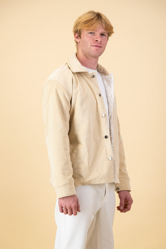 Shacket Cotton Corduroy Butter