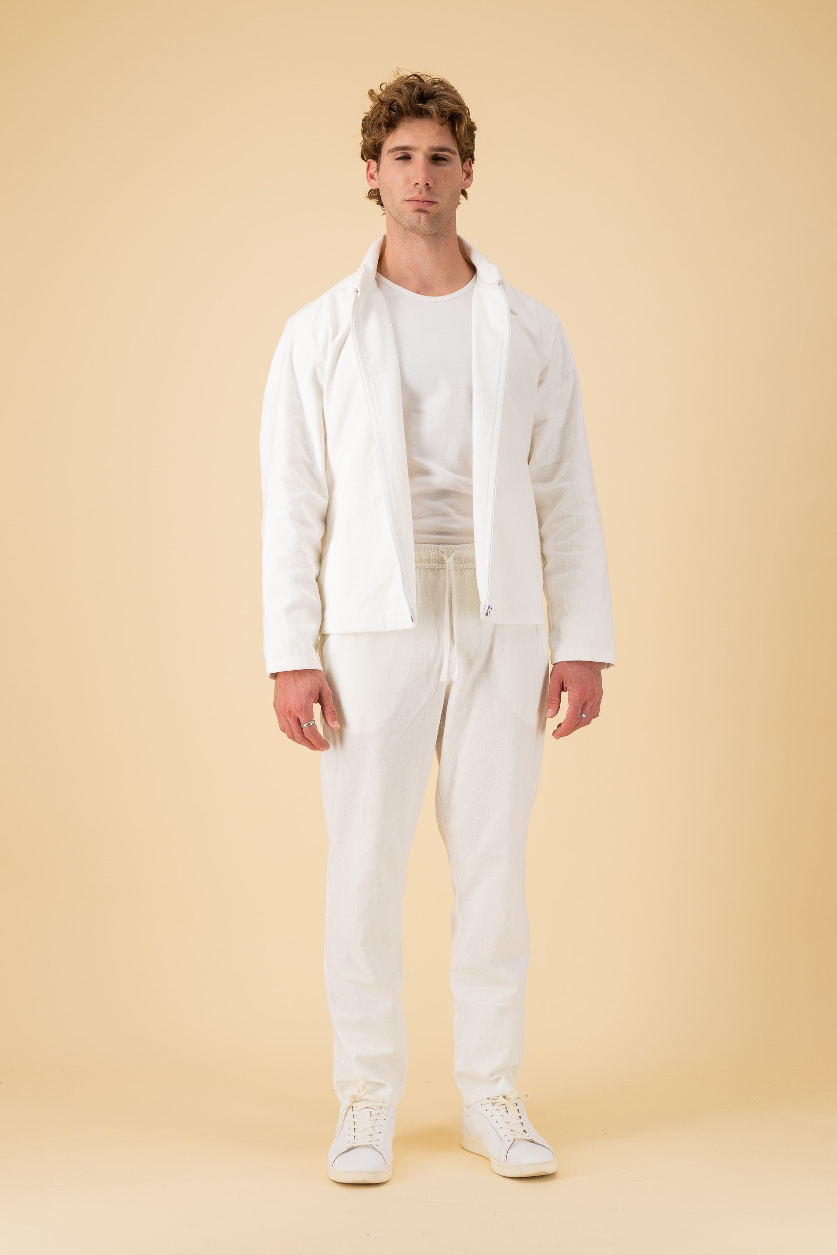 Harrington Cotton HW Slub Off-White, alternate view