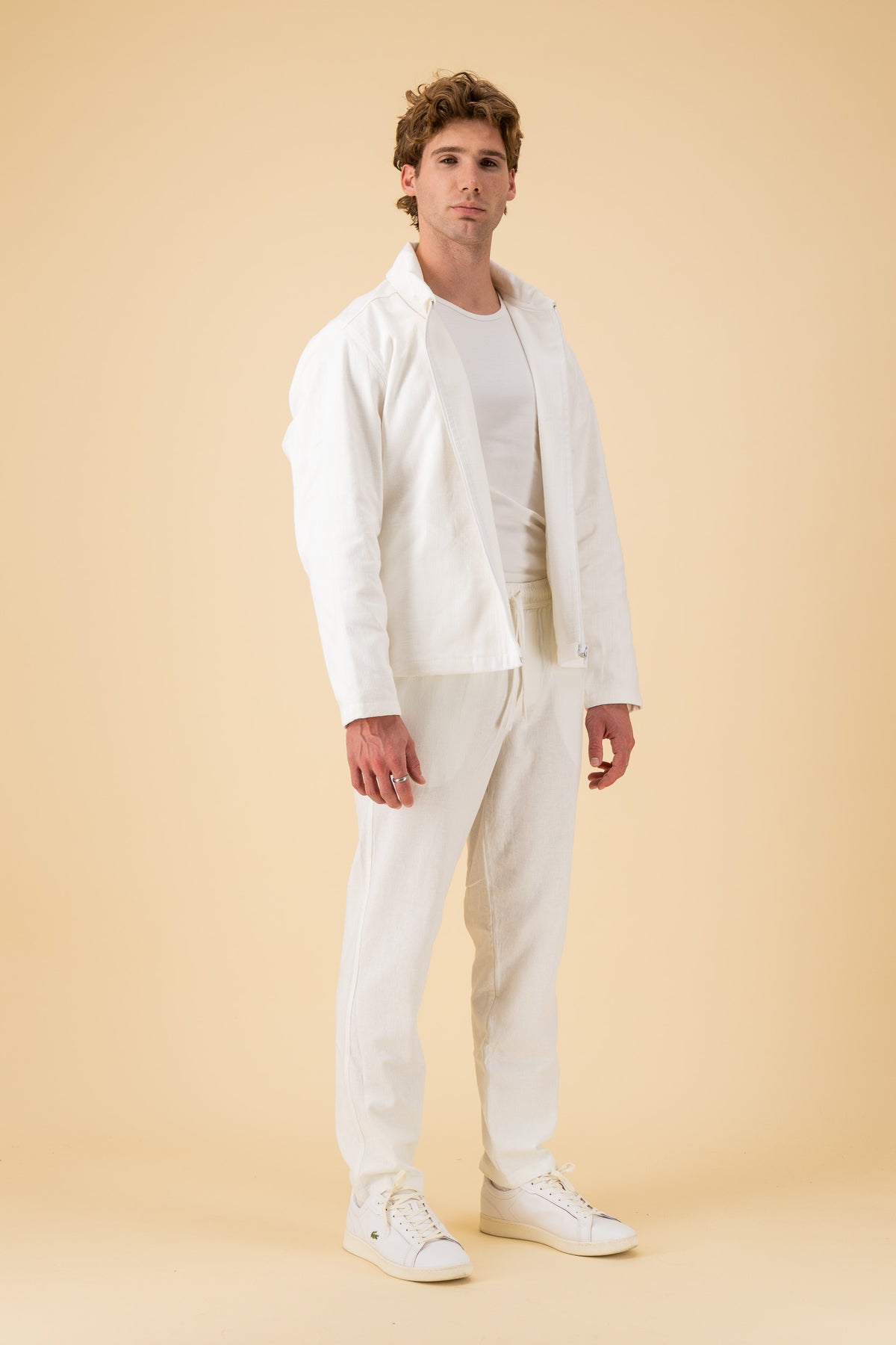 Harrington Cotton HW Slub Off-White, alternate view